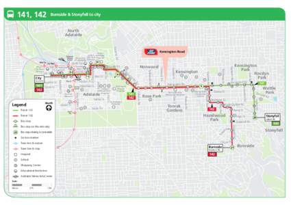 vvvv  141, 142 Burnside & Stonyfell to city