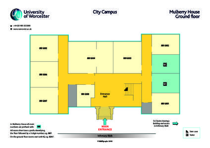 City Campus  Mulberry House Ground floor  +