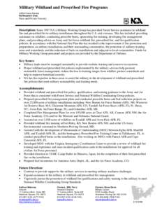 Public safety / Occupational safety and health / Ecological succession / Fire / United States Forest Service / Wildfire / National Wildfire Coordinating Group / Eglin Air Force Base / S-130/S-190 training courses / Wildland fire suppression / Firefighting in the United States / Forestry