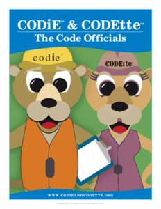 CODiE & CODEtte TM TM  The Code Officials