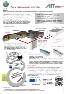 Energy optimisation in smart cities ﻿ www.cityopt.eu Blaise Kelly Austrian Institute of Technology, Sustainable Buildings & Cities, Energy Department, Giefinggasse 2, 1210 Vienna, Austria, [removed]