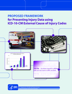 PROPOSED FRAMEWORK for Presenting Injury Data using ICD-10-CM External Cause of Injury Codes NONFATAL UNINTENTIONAL MOTOR VEHICLE-TRAFFIC OCCUPANT INJURY RATES, UNITED STATES, 2012