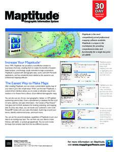 Maptitude Mapping Software is the Easiest Way to Make Maps