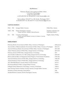 Ethics / Risk / Futurology / Emergency management / Emerging technologies / Daniel J. Evans School of Public Affairs / Actuarial science / Technology / Management