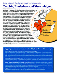 Least developed countries / Member states of the African Union / Member states of the United Nations / Member states of the Commonwealth of Nations / Landlocked countries / Church of Central Africa /  Presbyterian / Presbyterian Church / Presbyterianism / Zambia / Christianity / Protestantism / Political geography