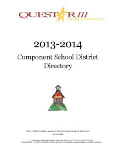 [removed]Component School District Directory Editor - Robin Emanatian, Secretary to the District Superintendent & Board Clerk[removed]