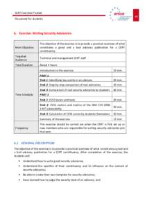 Internet governance / Computer network security / Software testing / Hacking / CVSS / Vulnerability / Code Red / WARP / CERT Coordination Center / Computer security / Cyberwarfare / Computing