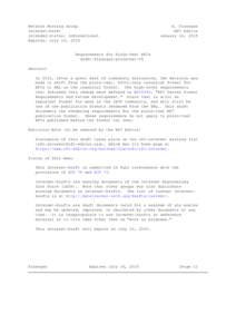 draft-flanagan-plaintext-05 - Requirements for Plain-Text RFCs