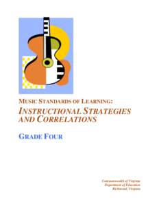 Music SOL Instructional Strategies