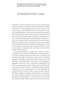 © Copyright, Princeton University Press. No part of this book may be distributed, posted, or reproduced in any form by digital or mechanical means without prior written permission of the publisher. Introduction (1990)