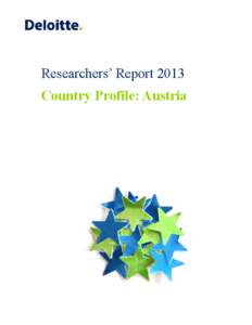 Researchers’ Report 2013 Country Profile: Austria TABLE OF CONTENTS 1.