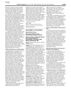 Federal Register / Vol. 78, No[removed]Tuesday, July 30, [removed]Notices  pmangrum on DSK3VPTVN1PROD with NOTICES the Native American human remains and associated funerary objects were