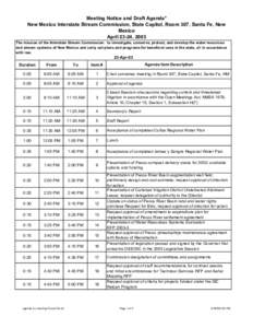 agenda isc meeting 23 april 03.xls