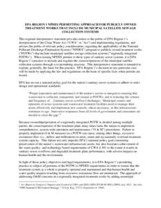 Earth / Clean Water Act / Stormwater / Sanitary sewer overflow / Combined sewer / Publicly owned treatment works / Effluent limitation / Sewage collection and disposal / Storm drain / Water pollution / Environment / Water