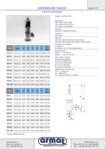 Aseptic program - catalogue ARMAT spol. s r.o.