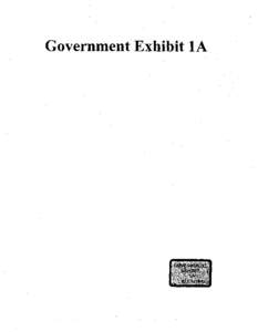 Government Exhibit 1A  Grand Jury Exhibit 3A  Copyright 2003 The New York Times Company