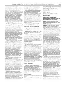 Federal Register / Vol. 67, No[removed]Friday, April 19, [removed]Rules and Regulations congressional intent regarding severability was unclear. Since that ‘‘determination was not discussed in the briefs of either party 