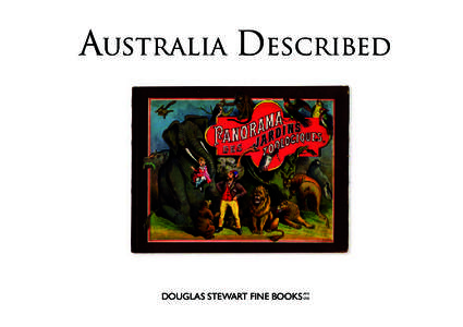 Australia Described  DOUGLAS STEWART FINE BOOKS PTY LTD