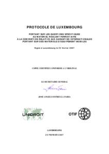 Microsoft Word - Luxembourg Protocol French JAEF