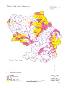North Fork Alsea River Watershed Analysis, Transient Snow Zone Map
