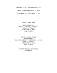 Criminology / Penology / Juvenile court / Youth detention center / Juvenile delinquency / Colfax /  Washington / Schuyler /  Nebraska / Diversion program / Colfax /  Louisiana / Law enforcement / Crime / Law