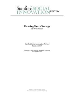 Anticipatory thinking / Strategic management / Atlantic Philanthropies / Military history of Asia / Planning / International nongovernmental organization / Vietnam War / East Meets West Foundation / Management / Military history by country / Business