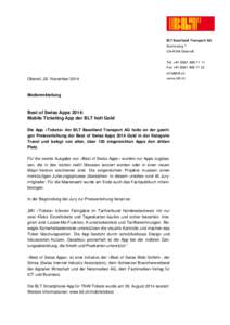 BLT Baselland Transport AG Grenzweg 1 CH-4104 Oberwil Tel. +[removed]11 Fax +[removed]22 [removed]