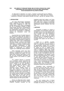 P2.5  INFLUENCE OF TURBULENT MIXING AND AIR CIRCULATION IN THE LOWER ATMOSPHERE ON FETCH AREAS OF SELECTED WMO ATMOSPHERE WATCH BASELINE AIR POLLUTION STATIONS