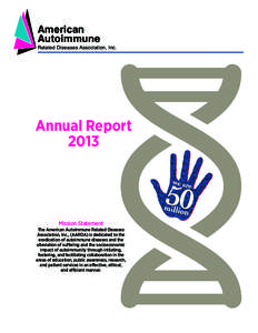American Autoimmune Related Diseases Association, Inc.  Annual Report
