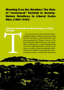 Environmental social science / Historiography / Costa Rica / Annales School / Fernand Braudel / Americas / Philosophy of history / Sociocultural evolution / Environmental history