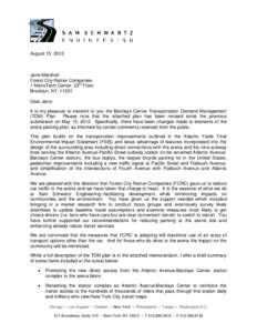 Microsoft Word - Barclays Center TDM Plan Intro Letter[removed]