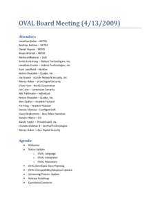 Open Vulnerability and Assessment Language / Extensible Configuration Checklist Description Format / Management / Software versioning / Debian / Validation / Security Content Automation Protocol / Software / Computing / Mitre Corporation