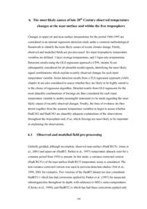 Checking for internal and inter-model consistency using an optimal regression detection algorithm – a justification and met...