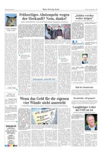 Main-Kinzig-Kreis  Gelnhäuser Neue Zeitung Freitag, 19. Oktober 2012 -