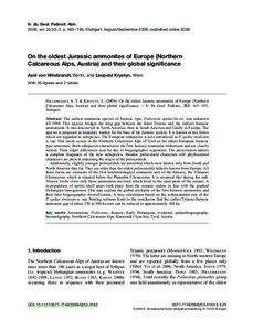 N. Jb. Geol. Paläont. Abh. 2009, vol[removed], p. 163 – 195, Stuttgart, August/September 2009, published online 2009