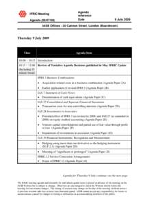 Agenda reference Date IFRIC Meeting Agenda[removed])