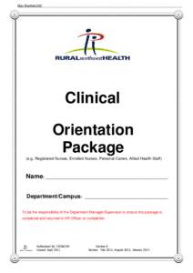 Man Booklet.003_________________________________________________________________________________________________ _______________________________ Clinical Orientation Package