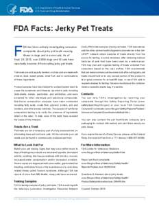 FA Facts: Jerky Pet Treats