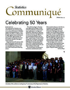 Communiqué Statistics Winter 2014–15  Celebrating 50 Years