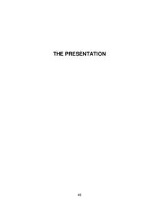 THE PRESENTATION  48 STUDENT GUIDELINES FOR THE PRESENTATION The Senior Experience Capstone presentation is a culminating event. It should reflect elements