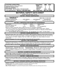 Occupational safety and health / Environmental law / Health sciences / Industrial hygiene / Safety engineering / Right to know / Sodium hypochlorite / Dangerous goods / Sodium carbonate / Chemistry / Health / Safety