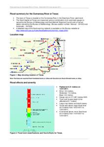 Flood summary for Dumaresq River at Texas – December 2010 and January[removed]Flood summary for the Dumaresq River at Texas • •