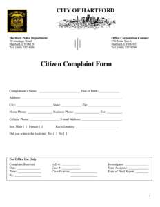 Microsoft Word - Citizen Complaint Revised[removed]doc