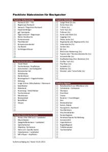 Packliste_Backpacker_Südostasien