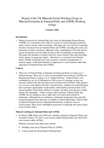 ‘Aggregate resource alternatives: Options for future aggregate minerals supply in England’