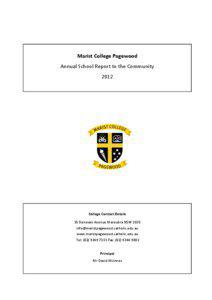 Education in Australia / Marist College North Shore / McAuley Catholic College / States and territories of Australia / New South Wales / Metropolitan Catholic Colleges Sports Association