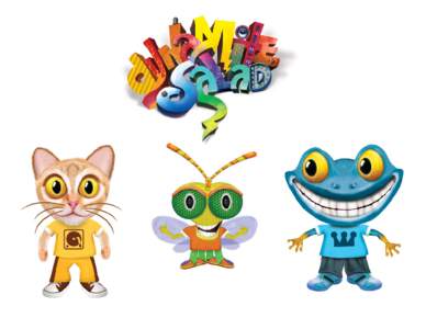 his is a story about four guys: Sam the obnoxious f ly, Marley the devious frog, Jose the cool and clever cat, and Tommithy  the