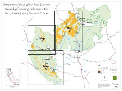 Serpentine Areas Which May Contain Naturally Occurring Asbestos within er  ^