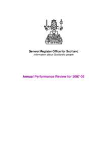 Genealogy / General Register Office for Scotland / General Register Office / Turnbull / Registrar / Scottish Parliament / Budget / Scotland / Scottish Government / Government / New Town /  Edinburgh / Geography of Europe