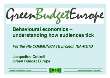 10 RETD RE-COMM Cottrell_Behavioural Economics_Brussels